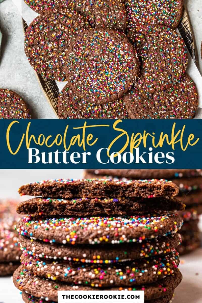 chocolate butter cookies pinterest