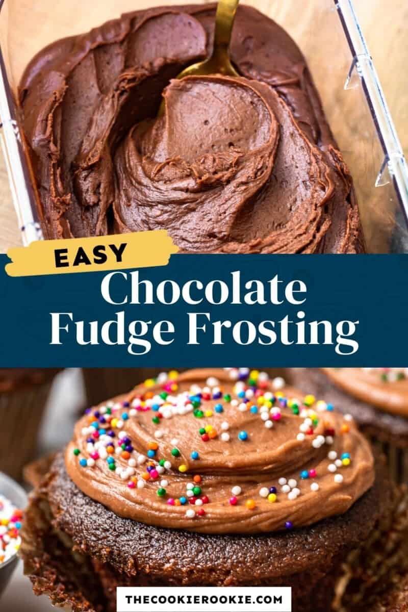 chocolate fudge frosting pinterest