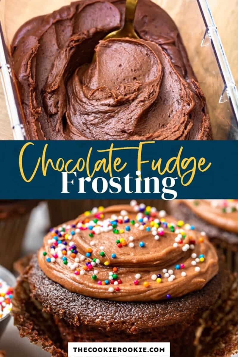 chocolate fudge frosting pinterest