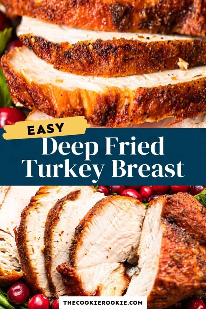 deep fried turkey breast pinterest