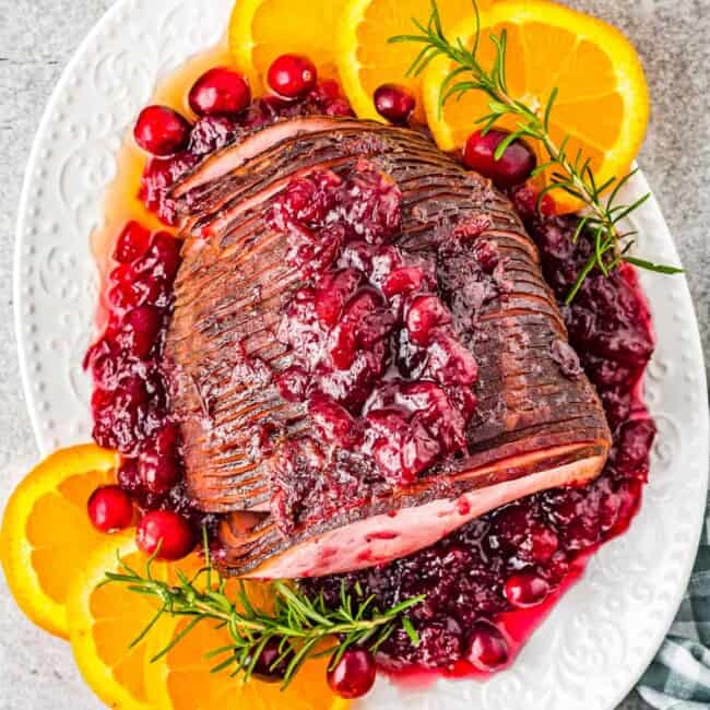 featured air fryer cranberry glazed ham