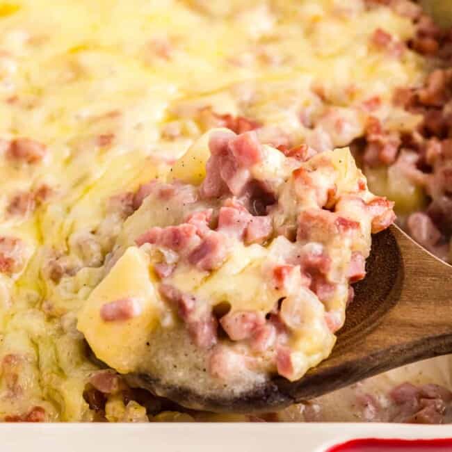 featured ham and potato casserole