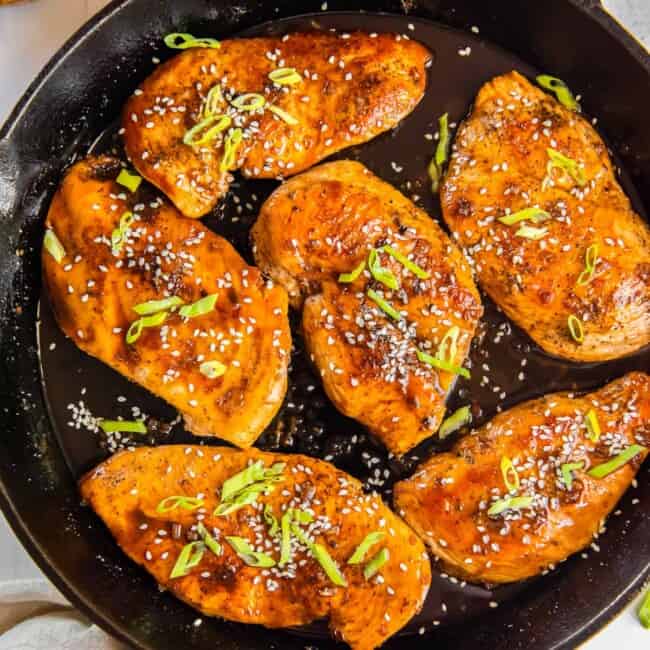 featured honey garlic chicken breasts