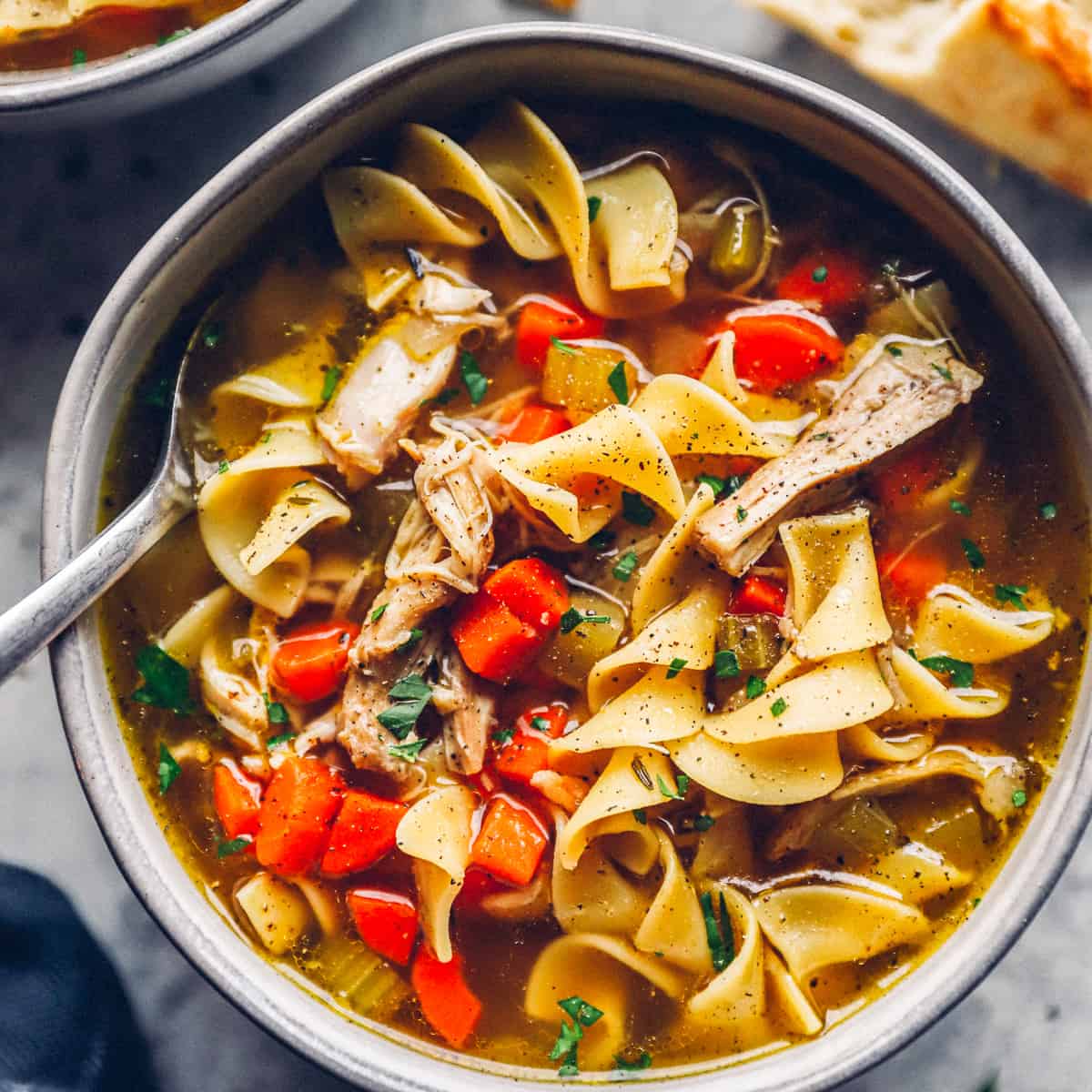 Chicken Noodle Soup (Instant Pot)