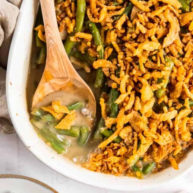 featured instant pot green bean casserole