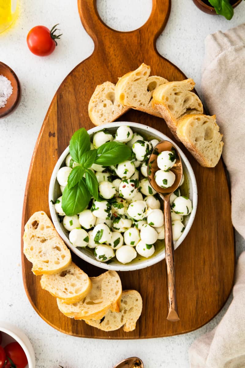 Herb Marinated Mozzarella Recipe - 90
