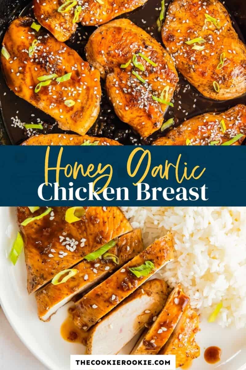 honey garlic chicken breasts pinterest