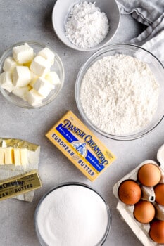 ingredients for gooey butter cookies