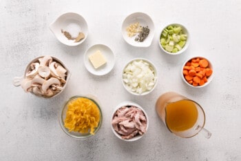 ingredients for instant pot turkey noodle soup