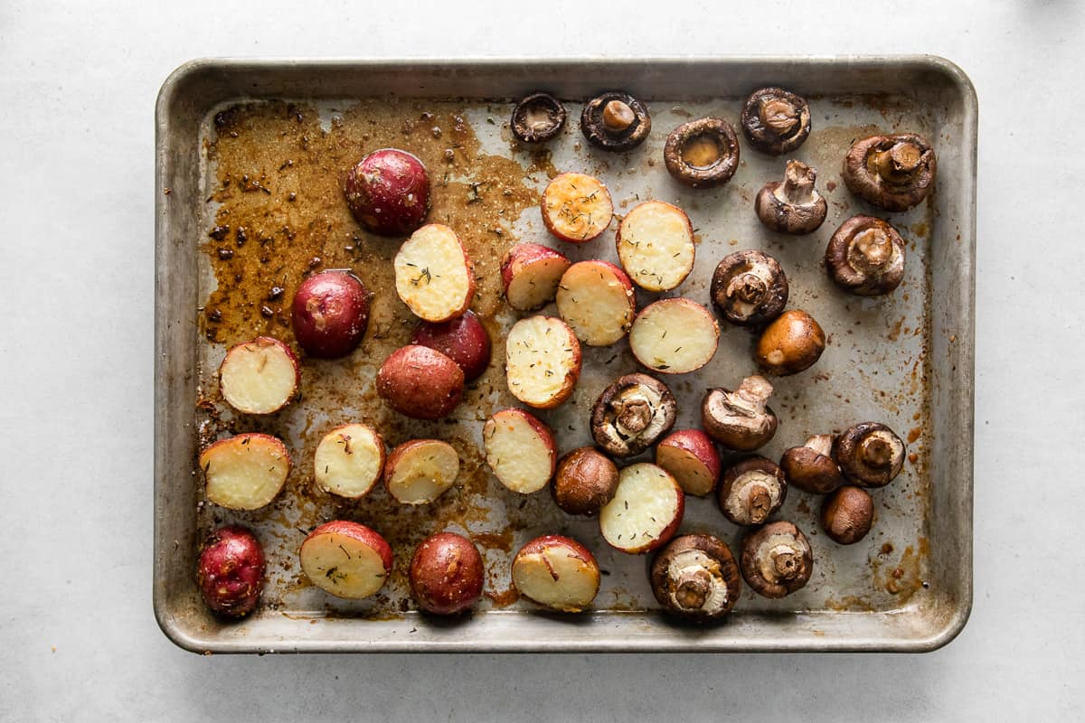 Sheet Pan Christmas Dinner - Nutmeg Nanny