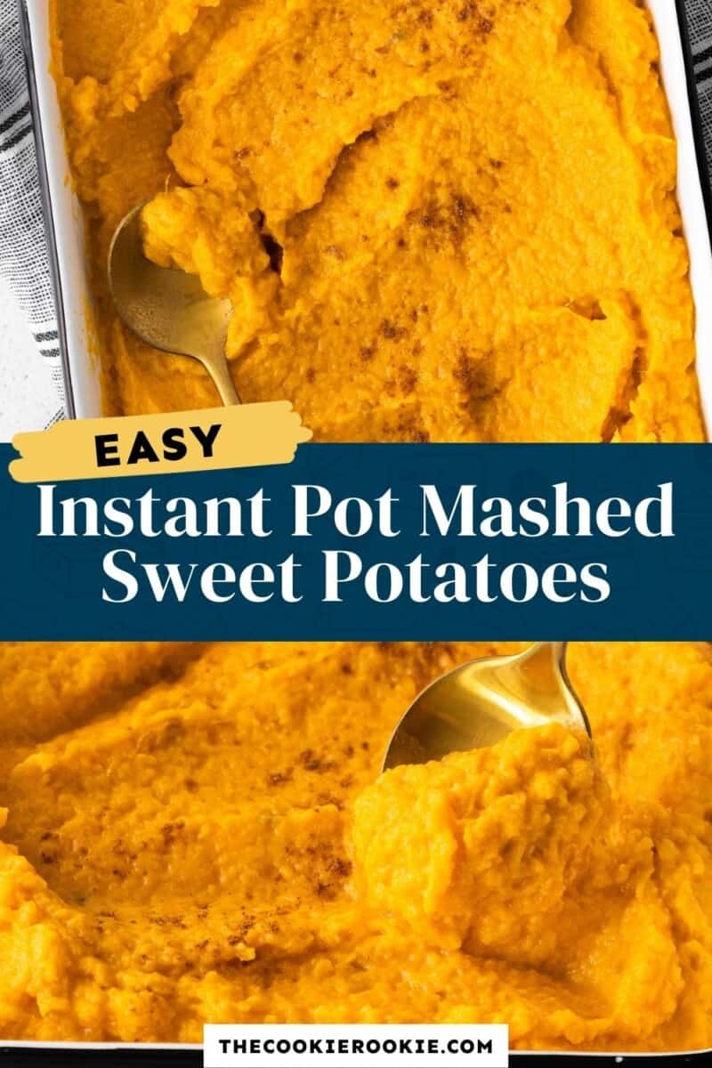 instant pot mashed sweet potatoes pinterest