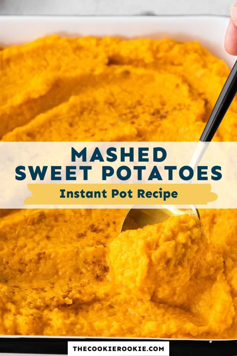 instant pot mashed sweet potatoes pinterest