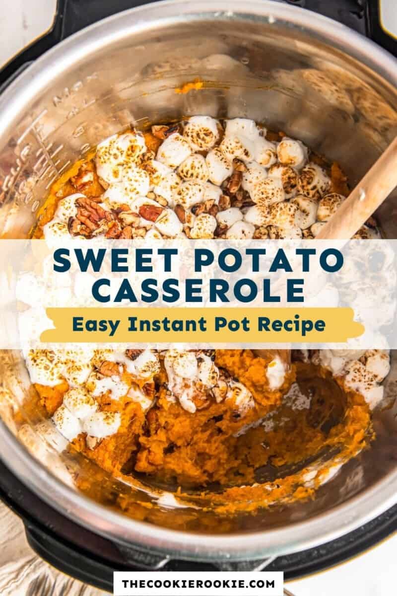 instant pot sweet potato casserole pinterest