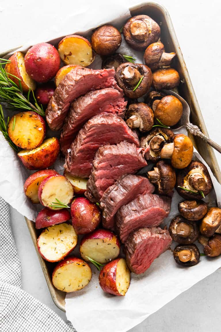 Sheet Pan Beef Tenderloin Meal The Cookie Rookie®