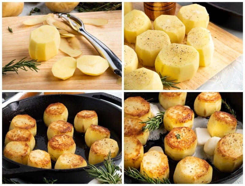 step by step photos for how to make fondant potatoes