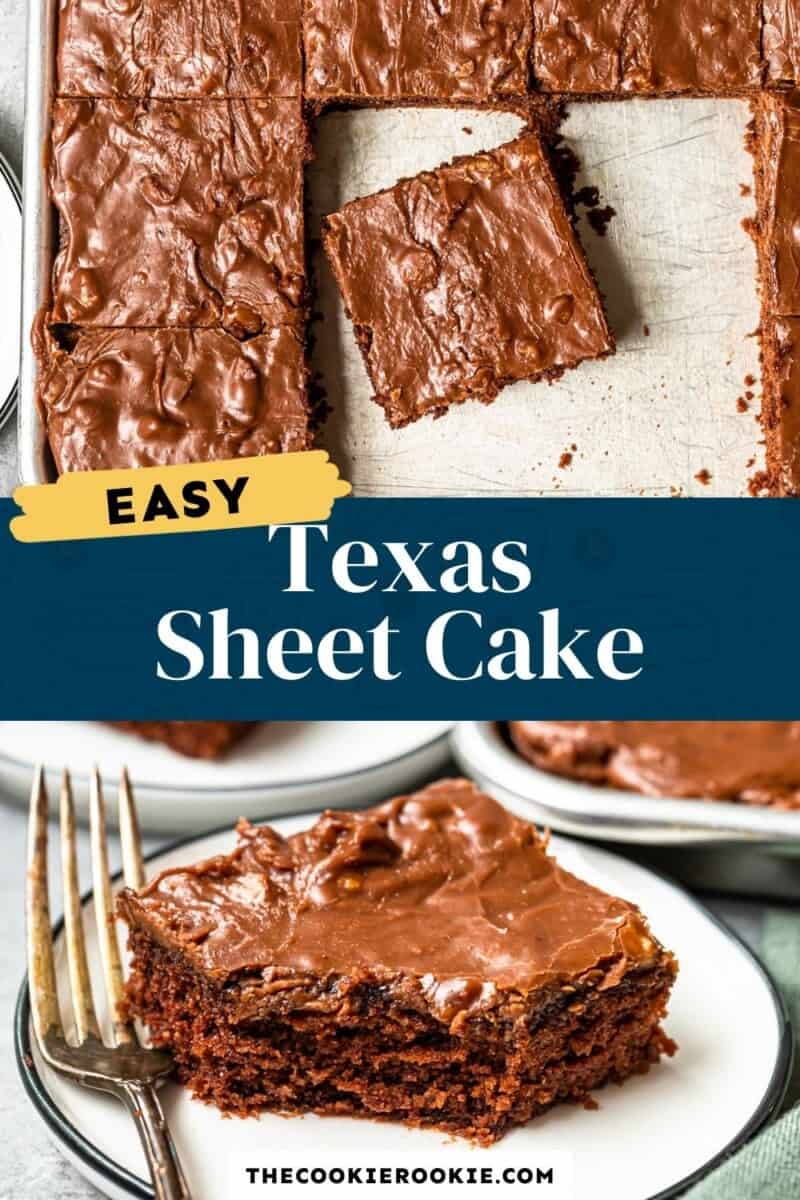 texas sheet cake pinterest