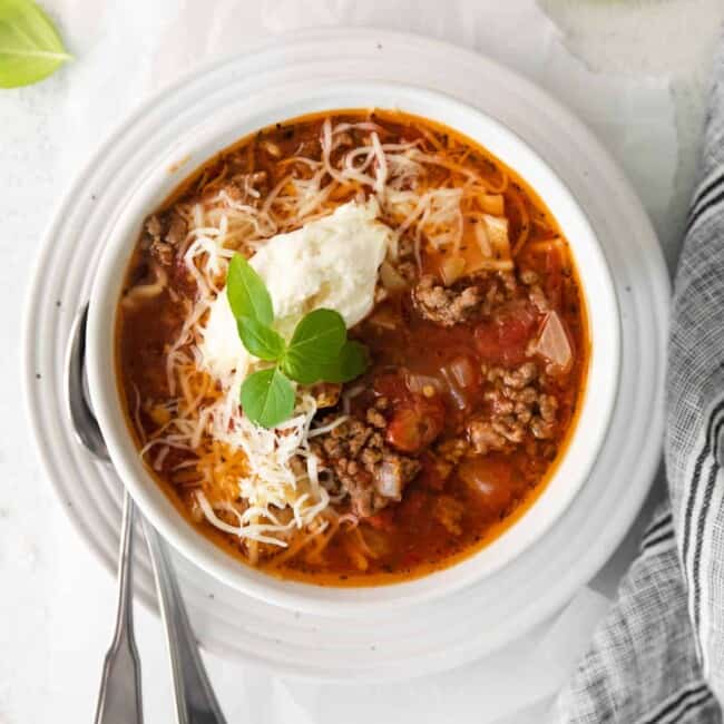 featured instant pot lasagna soup