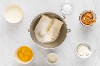 ingredients for biscoff cheesecake batter