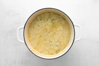 shepherd's pie soup in a pot