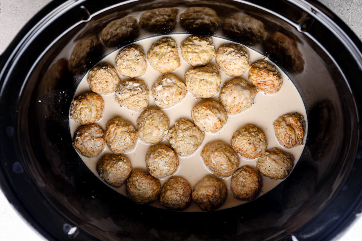 swedish meatballs in a crockpot