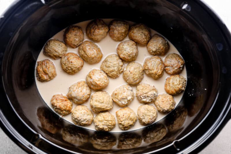 swedish meatballs in a crockpot