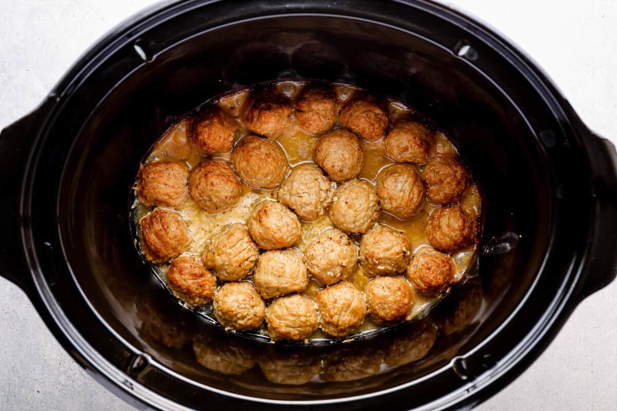 swedish meatballs in a crockpot