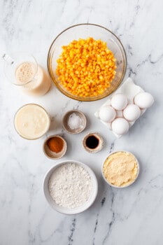 ingredients for cornbread