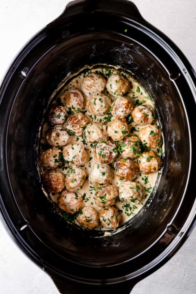 Crockpot Swedish Meatballs Recipe The Cookie Rookie®