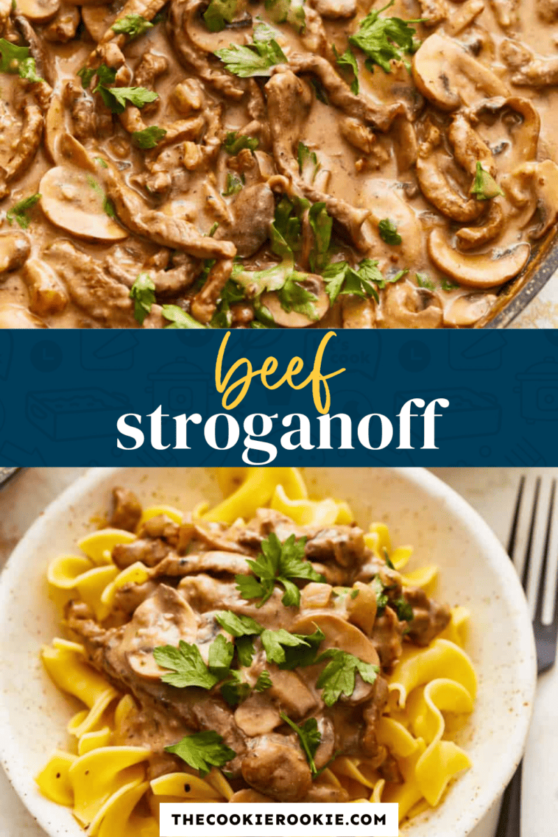 Beef Stroganoff Recipe - The Cookie Rookie®