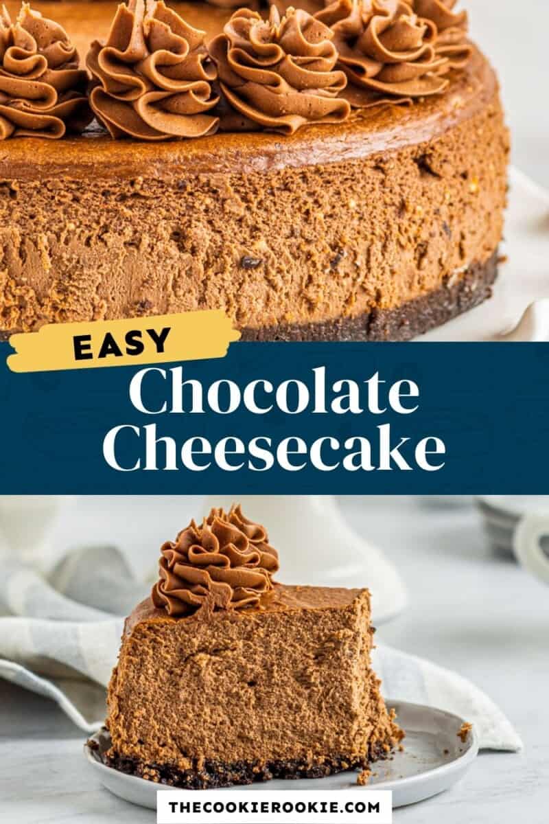 chocolate cheesecake pinterest
