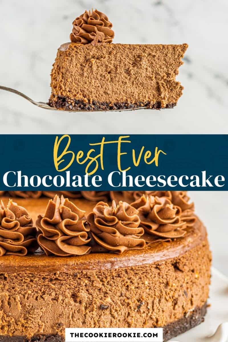 chocolate cheesecake pinterest