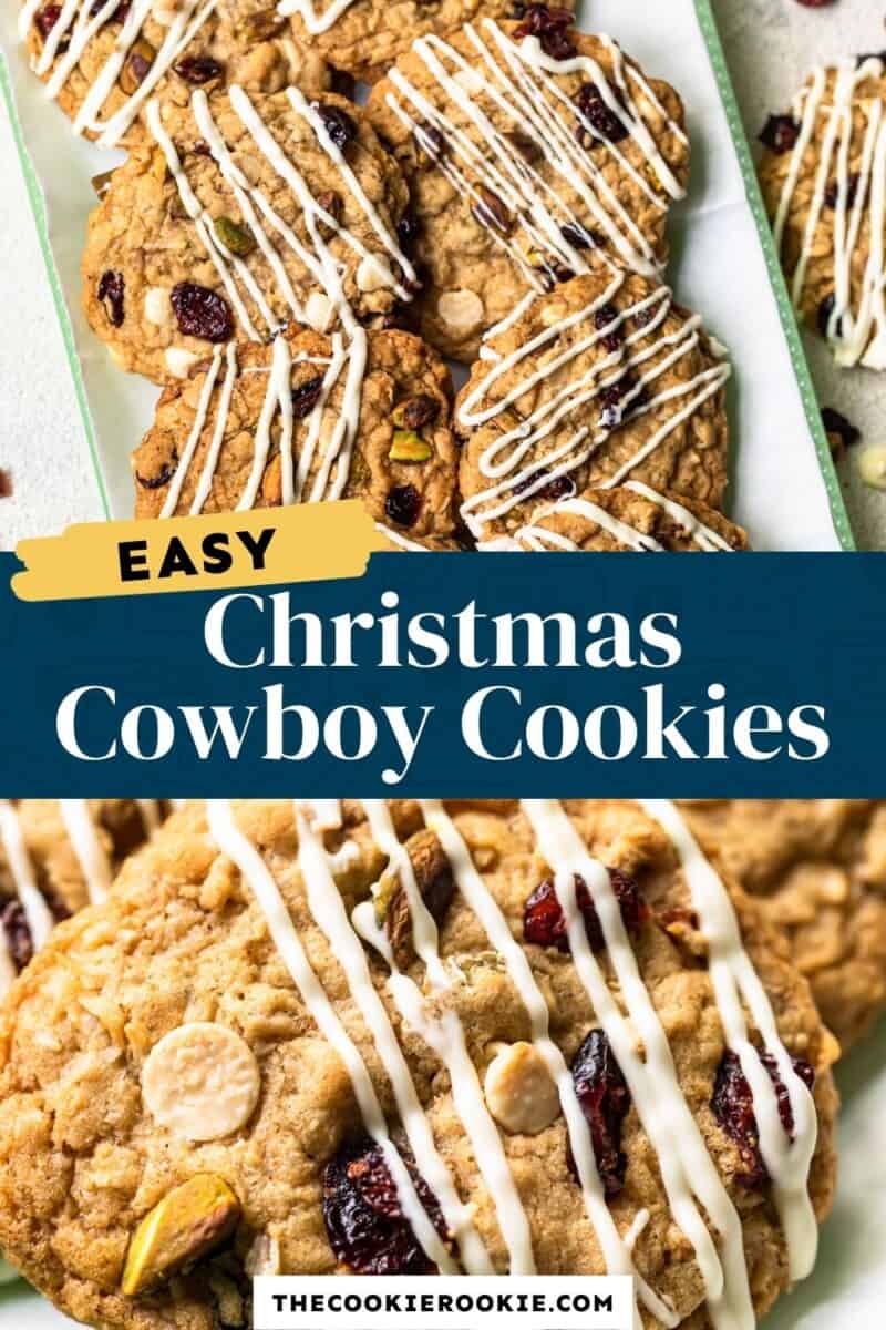 christmas cowboy cookies pinterest
