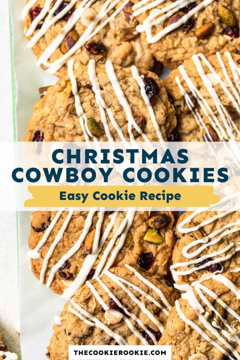 christmas cowboy cookies pinterest