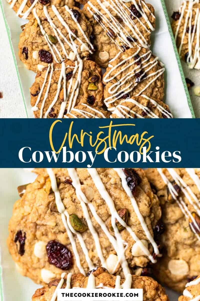 christmas cowboy cookies pinterest