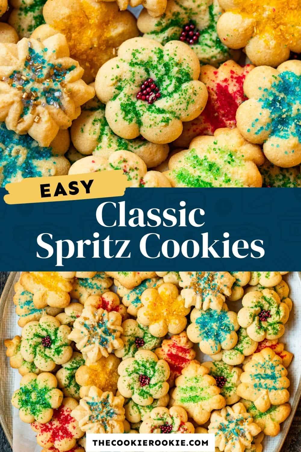 Spritz Cookies Recipe - The Cookie Rookie®