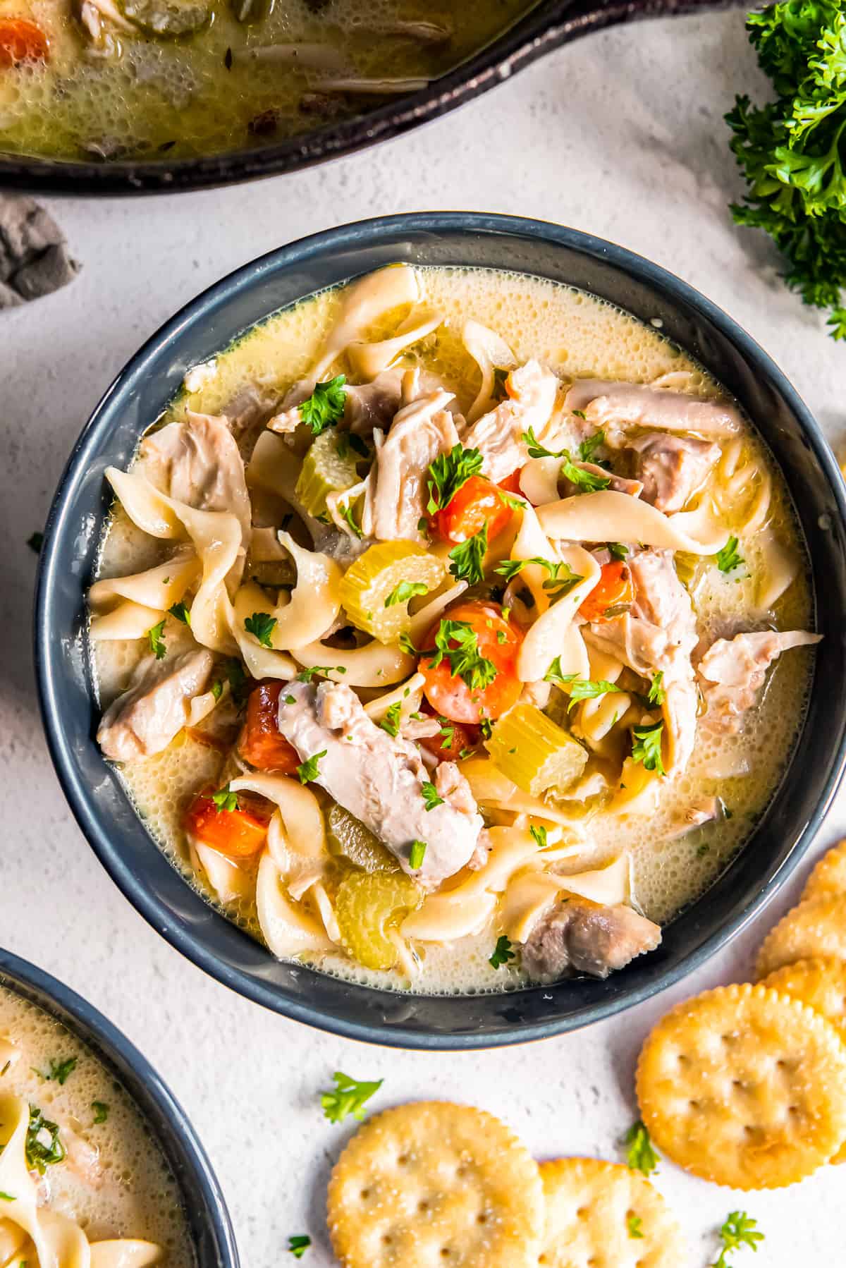Creamy Chicken Noodle Soup Recipe The Cookie Rookie®