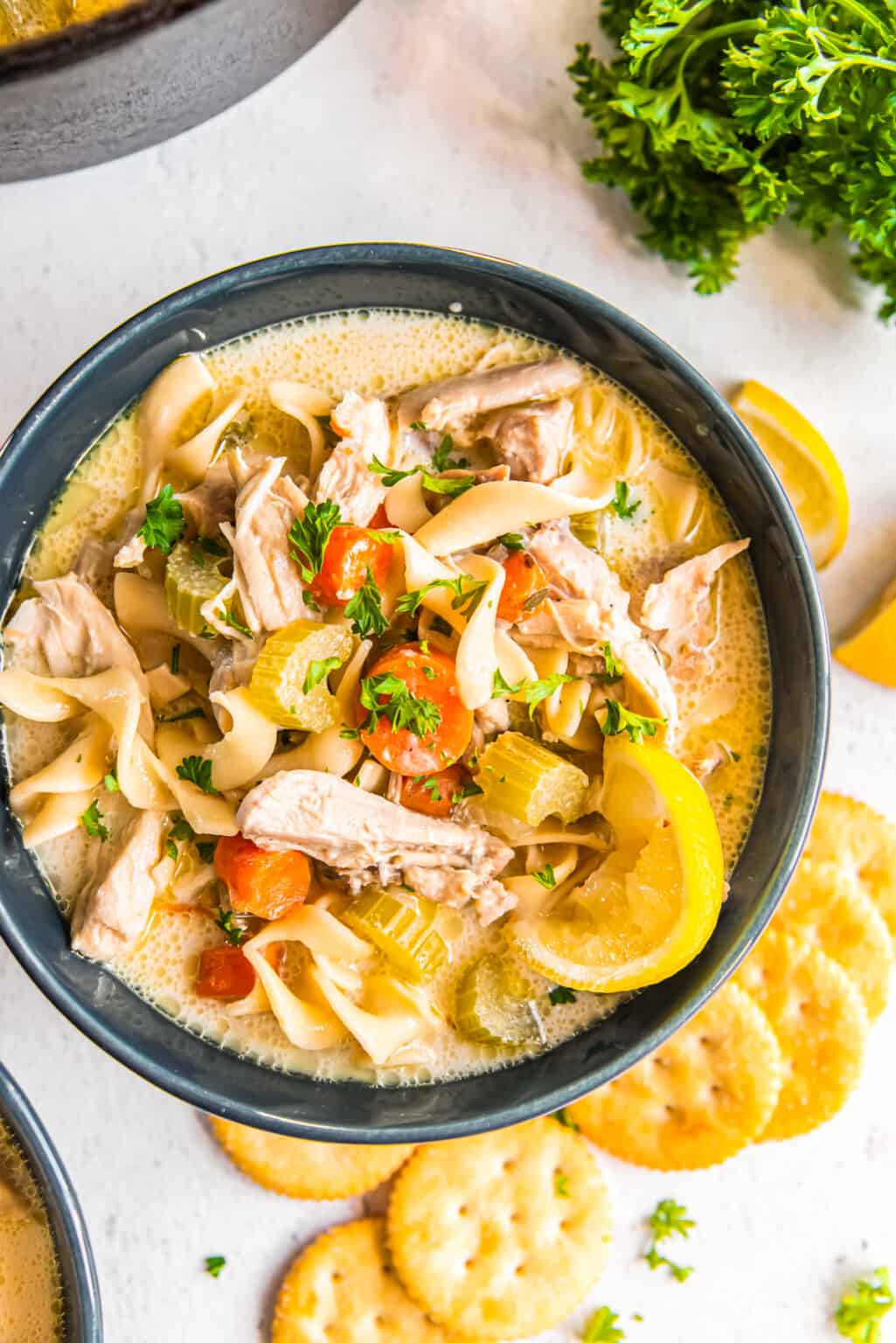 Creamy Chicken Noodle Soup Recipe The Cookie Rookie®