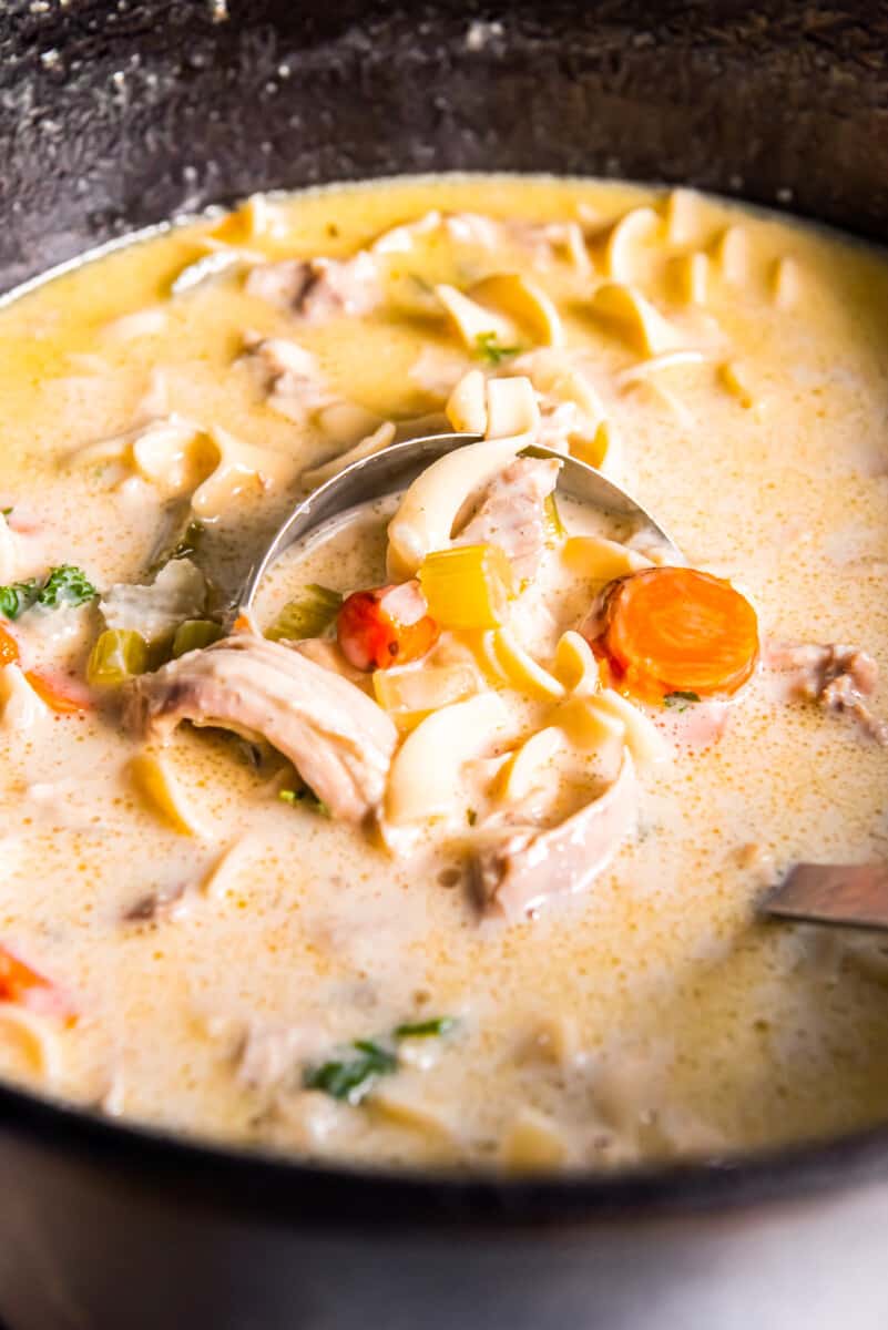 Creamy Chicken Soup (Quart) — Olivia's Organic Cafe