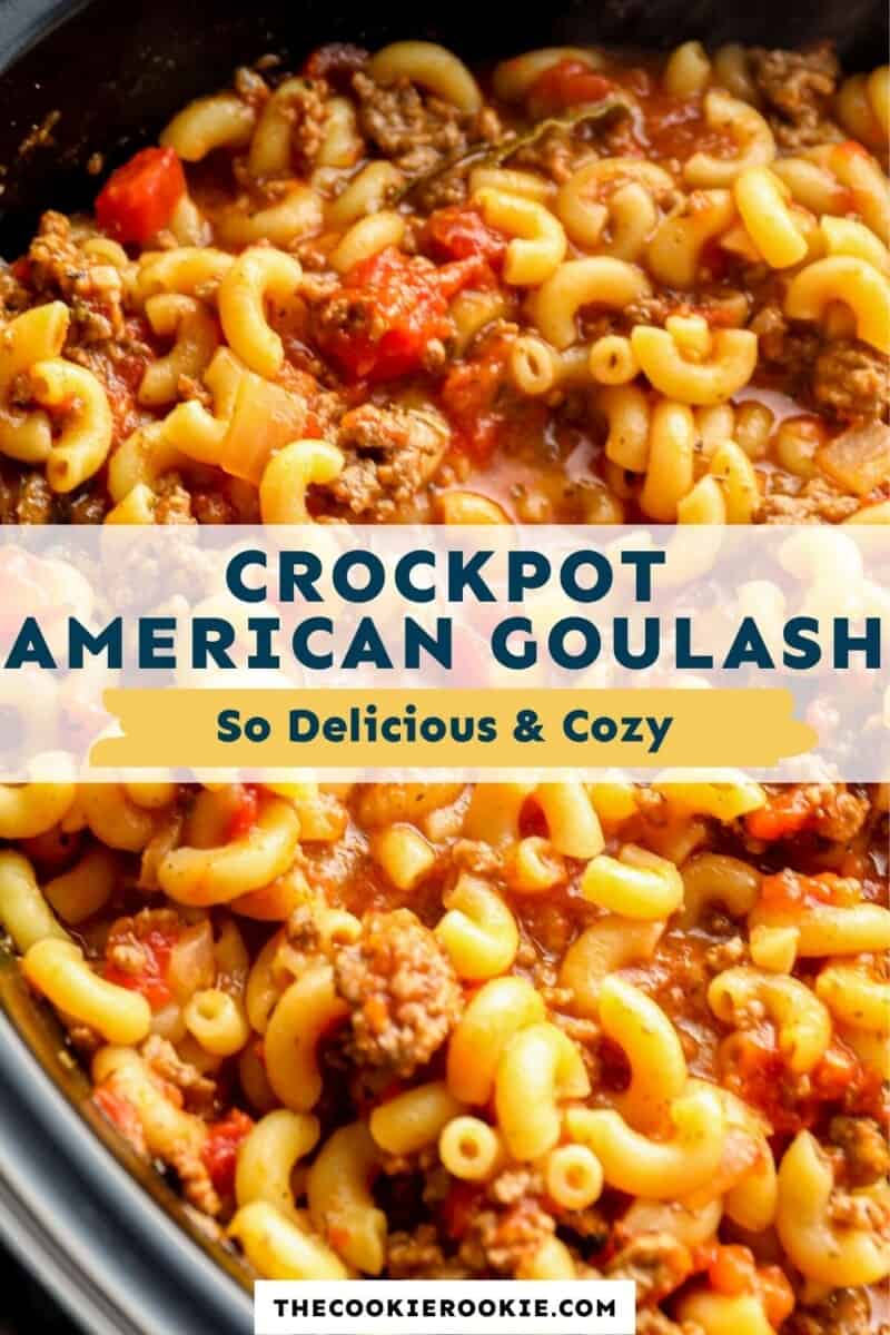 crockpot goulash pinterest