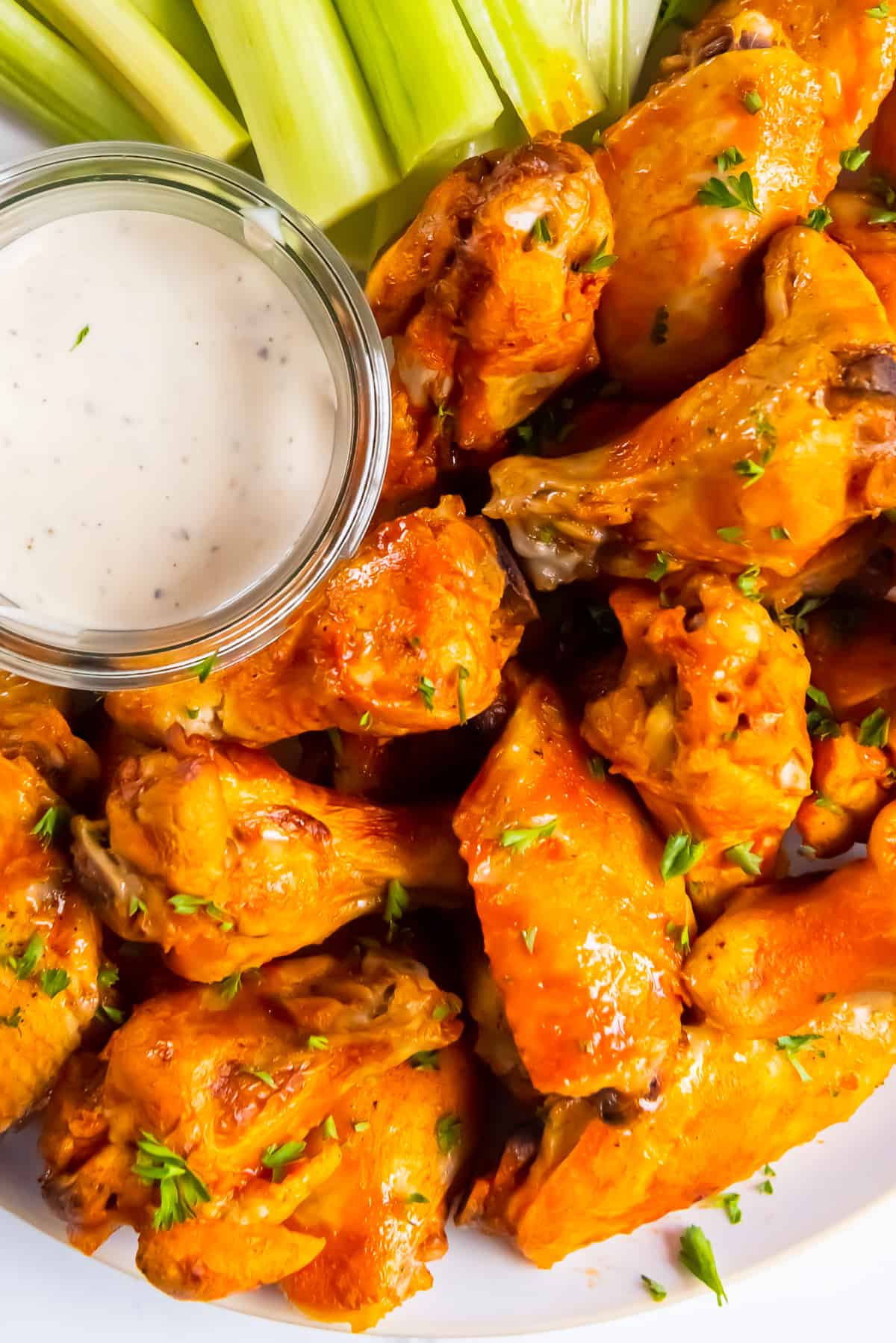 crockpot buffalo chicken wings with ranch