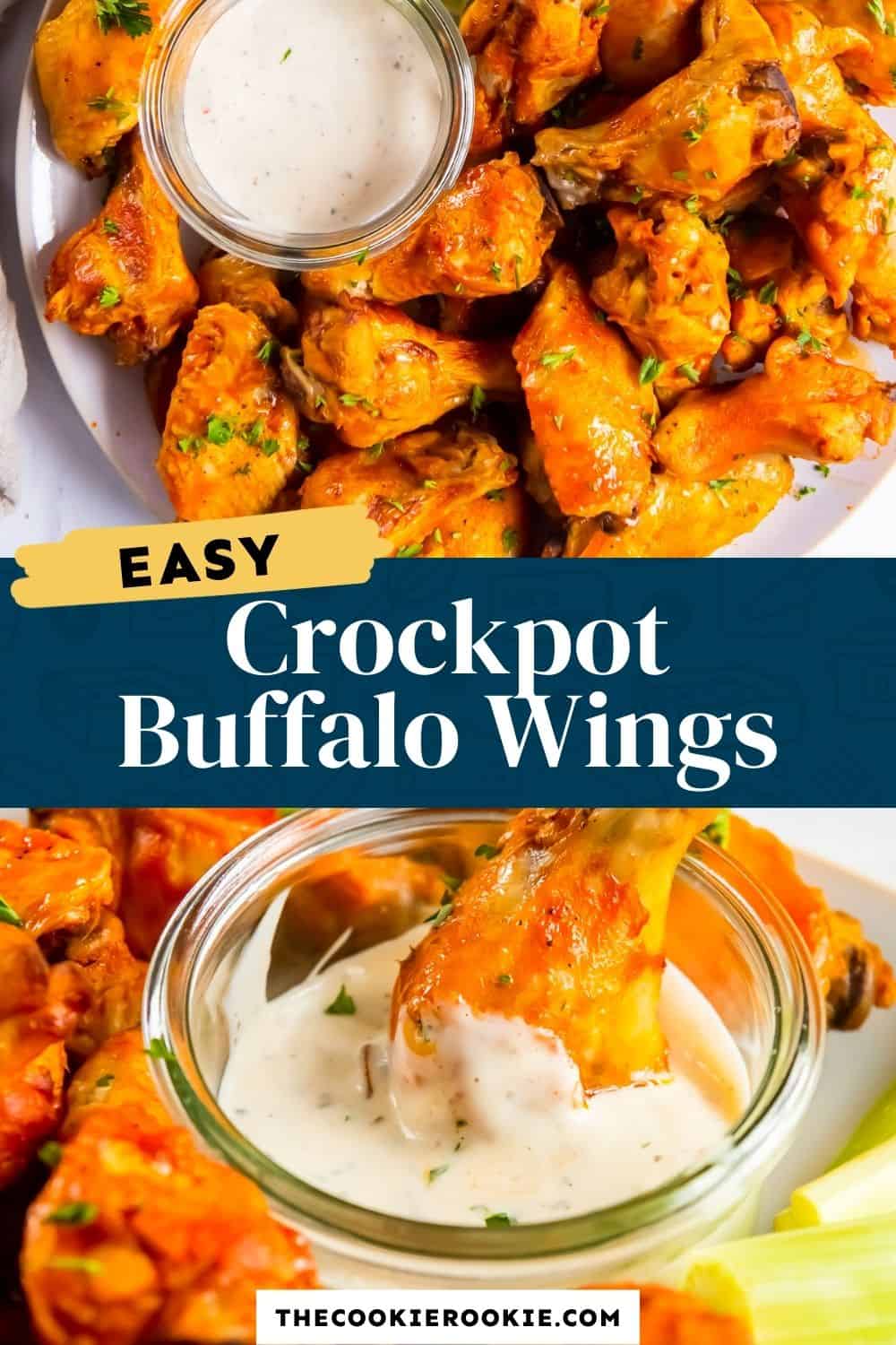 Crock Pot Chicken Wings Recipe The Cookie Rookie®
