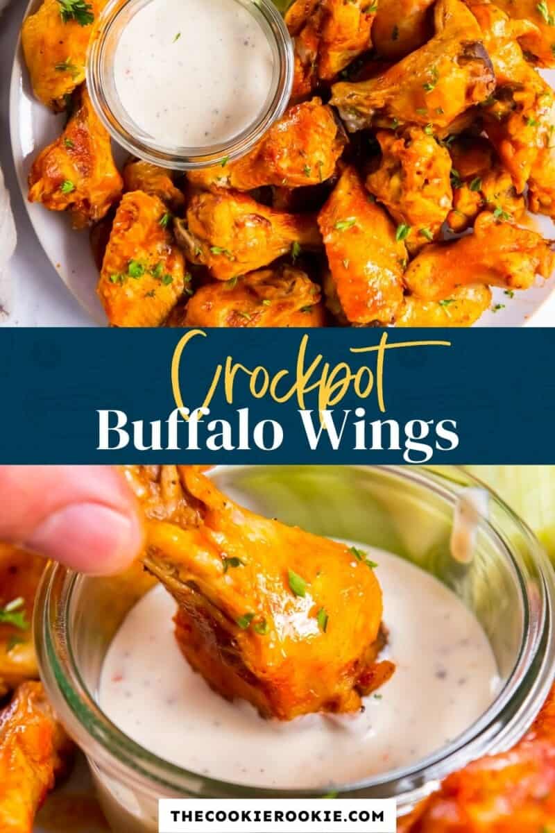 crockpot buffalo wings pinterest