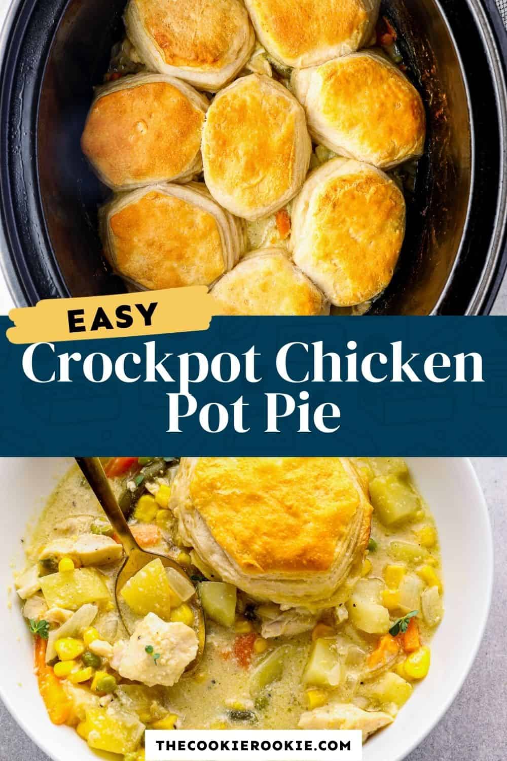 Crockpot Chicken Pot Pie Recipe - The Cookie Rookie®