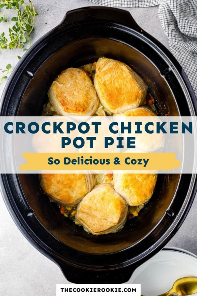 crockpot chicken pot pie pinterest