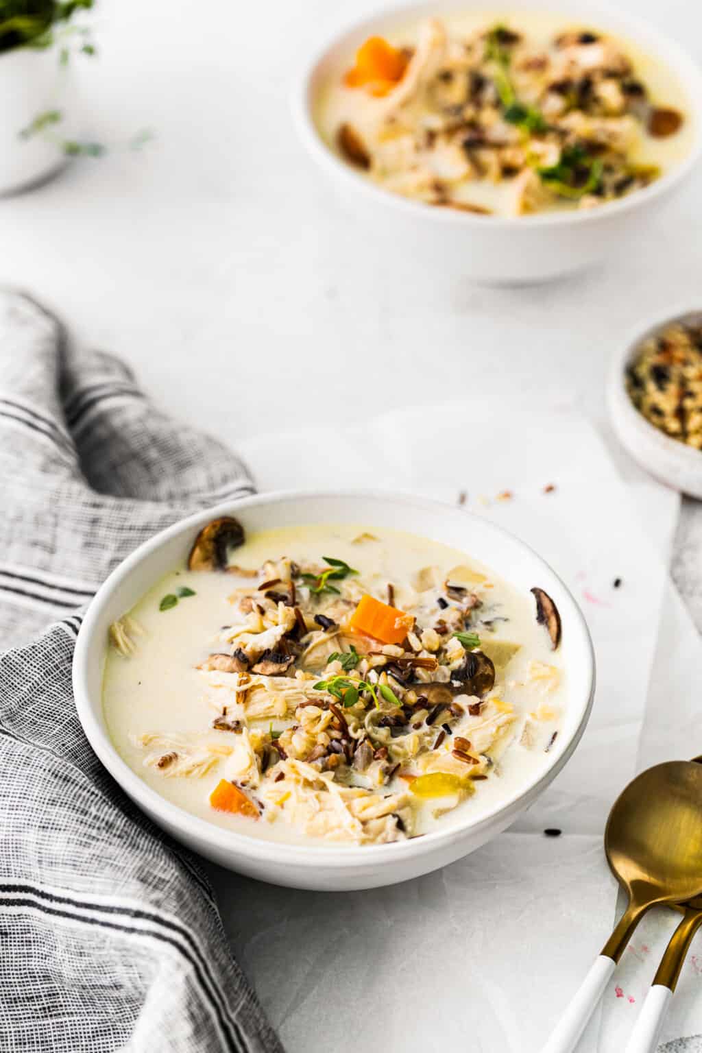 Crockpot Chicken Wild Rice Soup Recipe The Cookie Rookie®