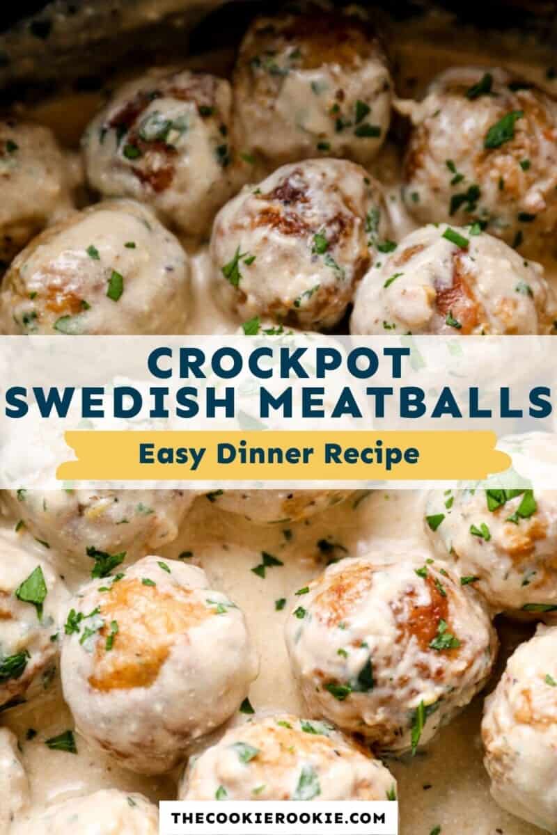 crockpot swedish meatballs pinterest