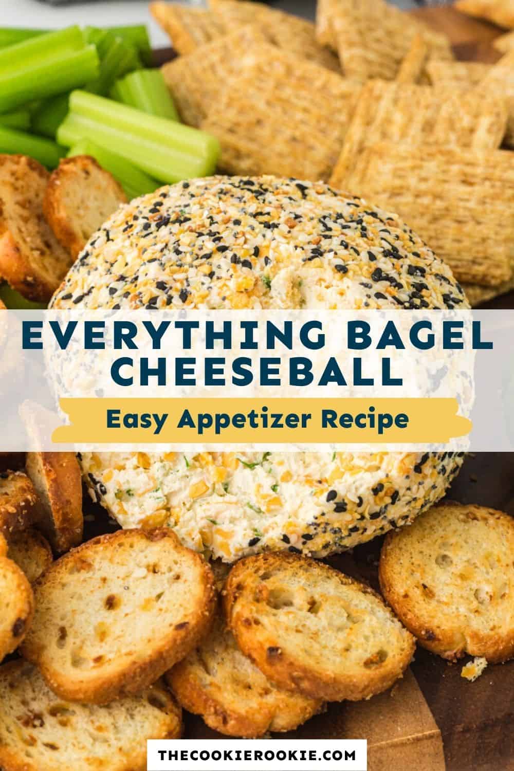 Everything Bagel Cheese Ball Recipe The Cookie Rookie®