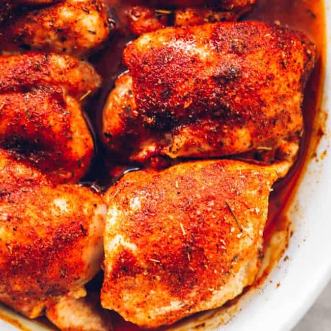 featured baked chicken thighs