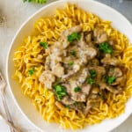 featured beef stroganoff