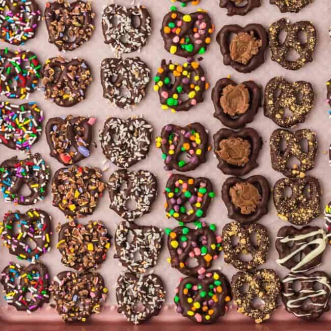 featured chocolate covered pretzels